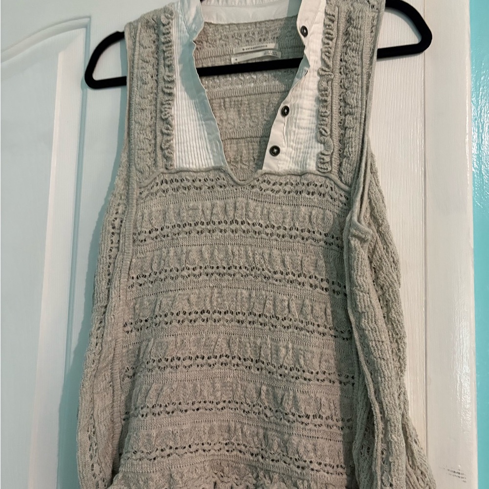 GUC Anthropologie crotchet top